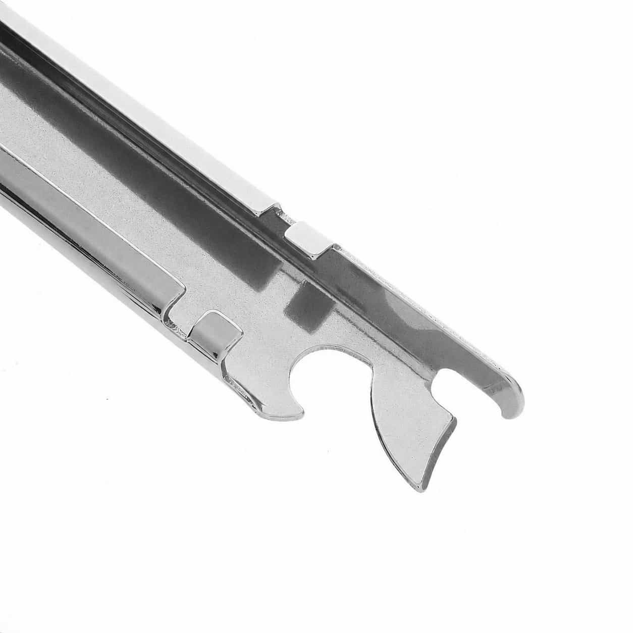 M-Tac Travel Essentials Small Set Steel Silver bottle opener close up