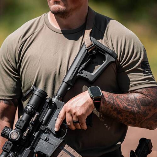 Magpul Buttstock MOE DT-PR for AR Platform Rifles in action