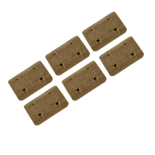 Magpul M-LOK Rail Cover, Type 2 - 6 pcs fde