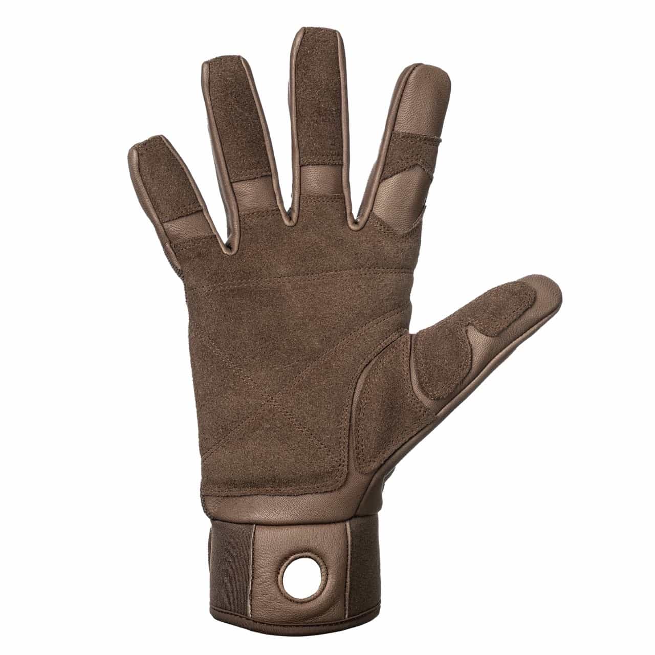 MoG Fast Rope Gloves Coyote brown color back