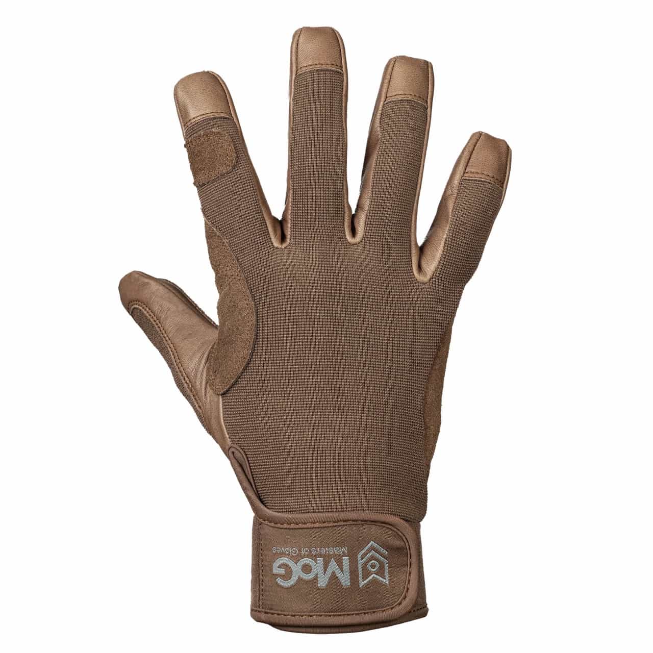 MoG Fast Rope Gloves Coyote brown color front