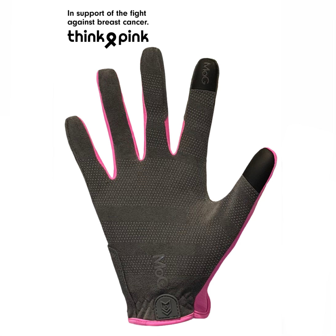 MoG Light Duty Tactical Gloves - Limited Pink Edition (Supporting Think Pink) back