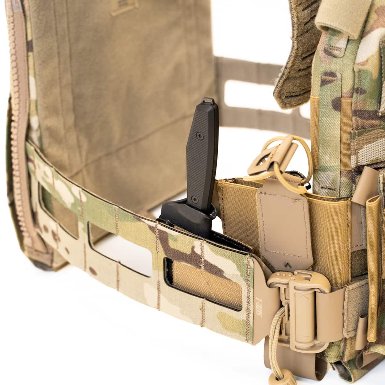Panneltac Blade Platform with knife on plate carrier