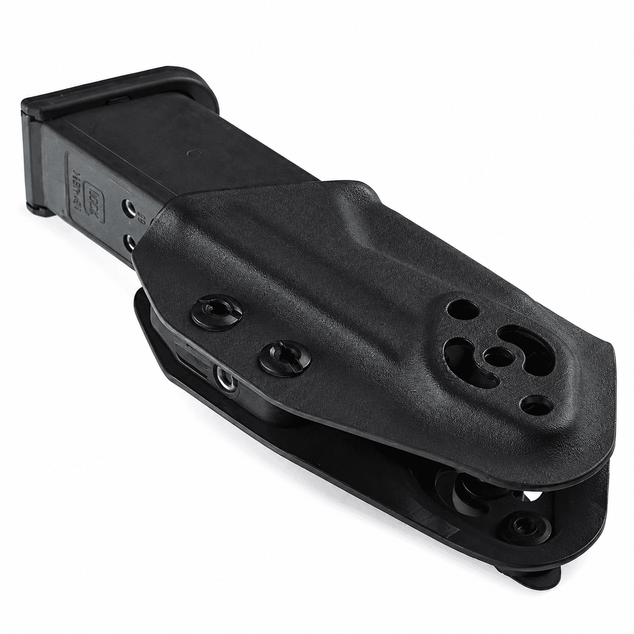 RH Holsters Crocy IWB Magazine Pouch black side