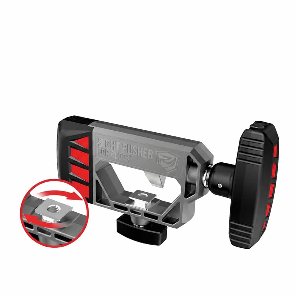 Real Avid Sight pusher tool for Glock with a close-up