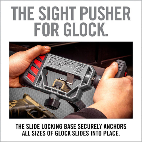 Real Avid Sight Pusher For Glock in use