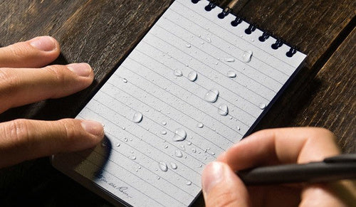 Rite in the Rain All-Weather Notebook - 3 x 5" on table