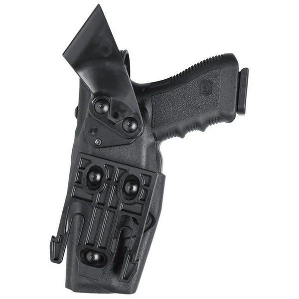 Safariland Quick Locking System Holster Fork (QLS 19) on holster