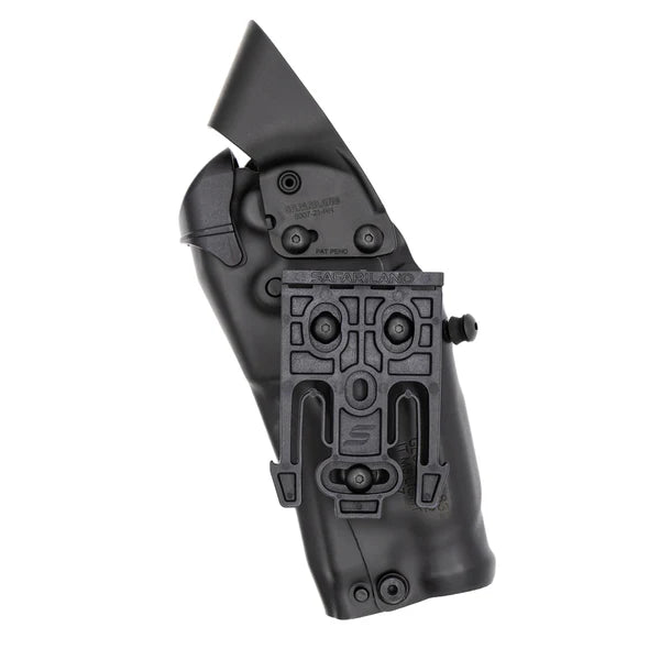 Safariland Quick Locking System Holster Fork (QLS 19) on holster