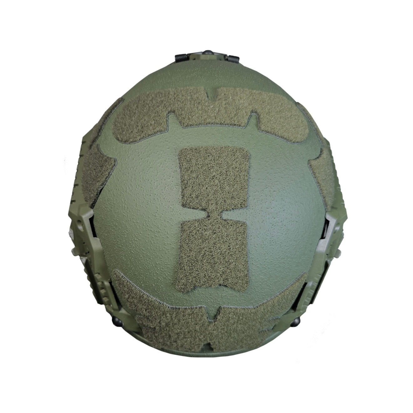 Sestan-Busch ACH Ballistic Helmet High Cut top view velcro