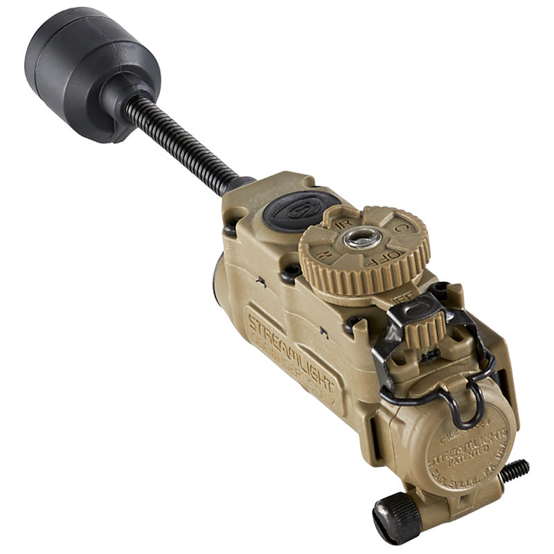 Streamlight Sidewinder Stalk® Helmet Light - ARC Rail model coyote side