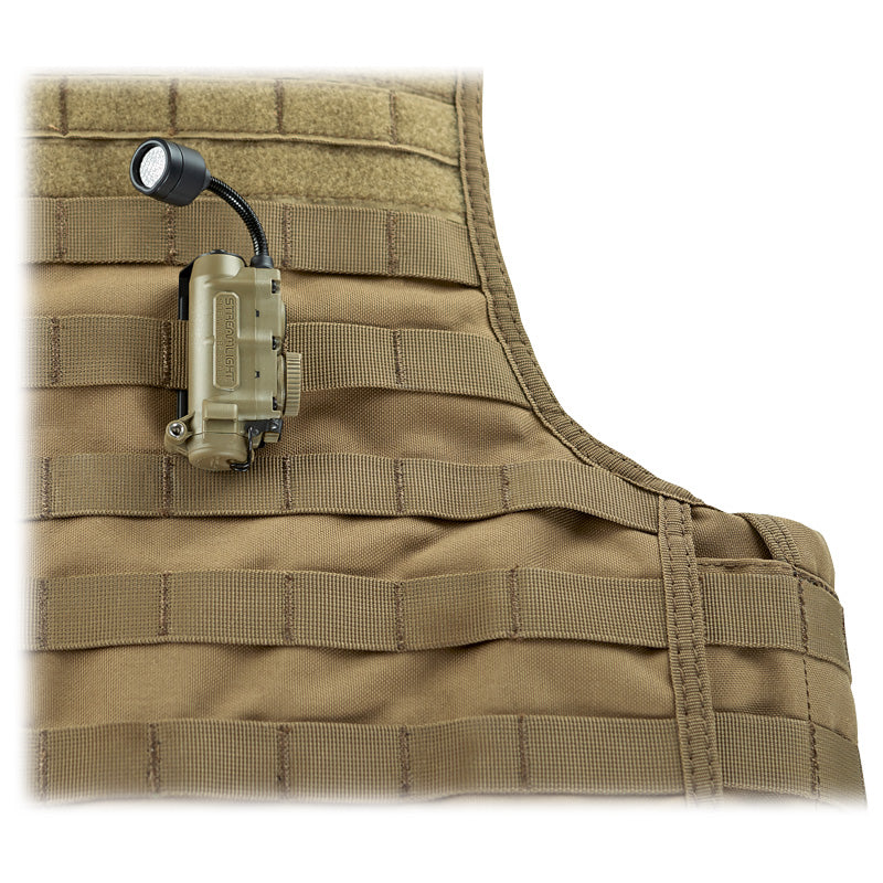 Streamlight Sidewinder Stalk® Helmet Light - ARC Rail model on molle
