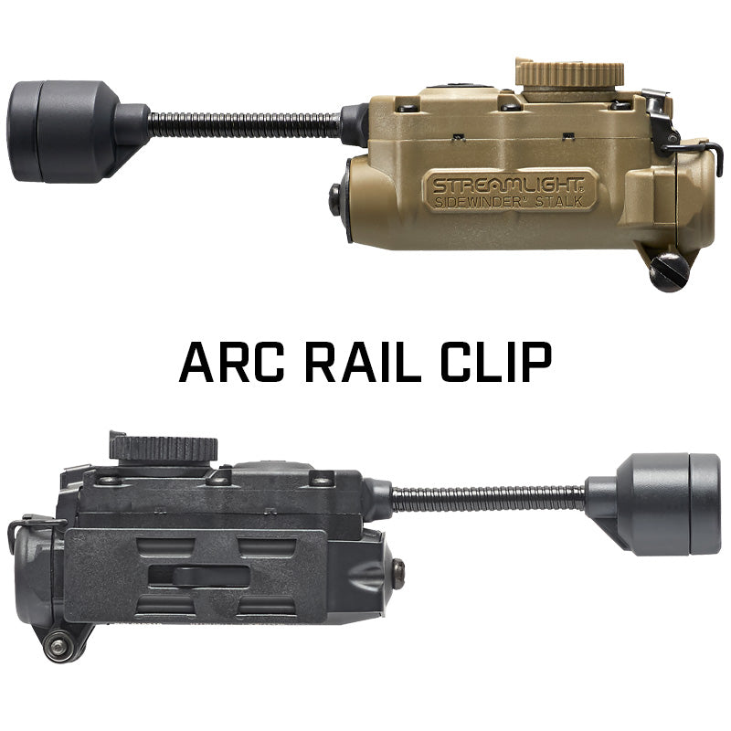 Streamlight Sidewinder Stalk® Helmet Light - ARC Rail model rail clip