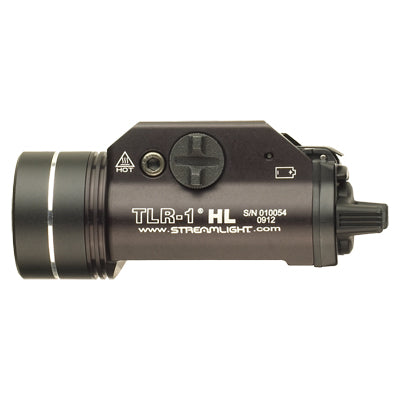 Streamlight TLR-1 HL Weapon Light Black color side view