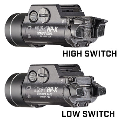 Streamlight TLR-1 HP-X Weapon Light switches