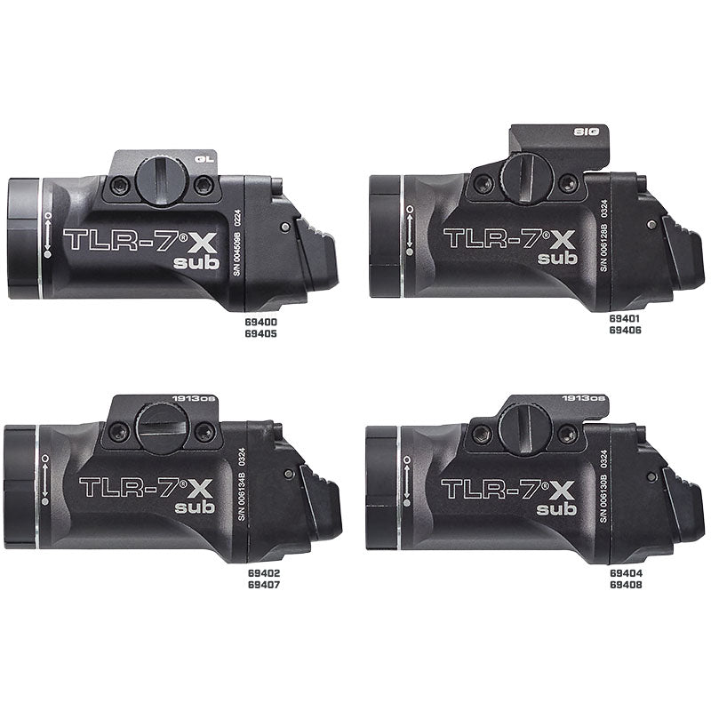 Streamlight TLR-7x sub Weapon Light options