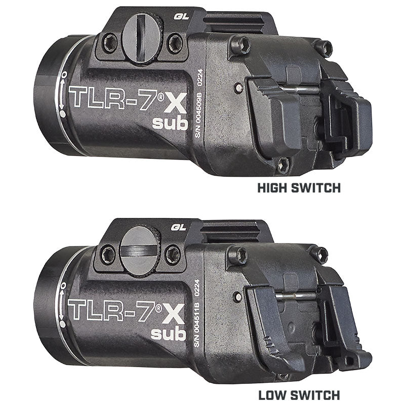 Streamlight TLR-7x sub Weapon Light switches