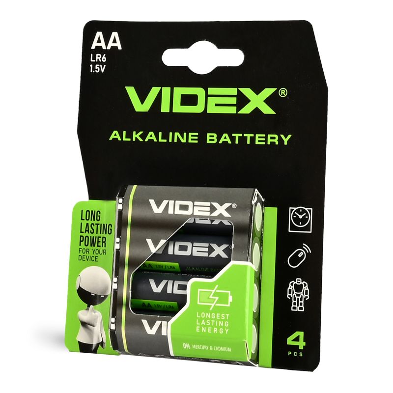 Videx Batteries AA Packs 4 pcs