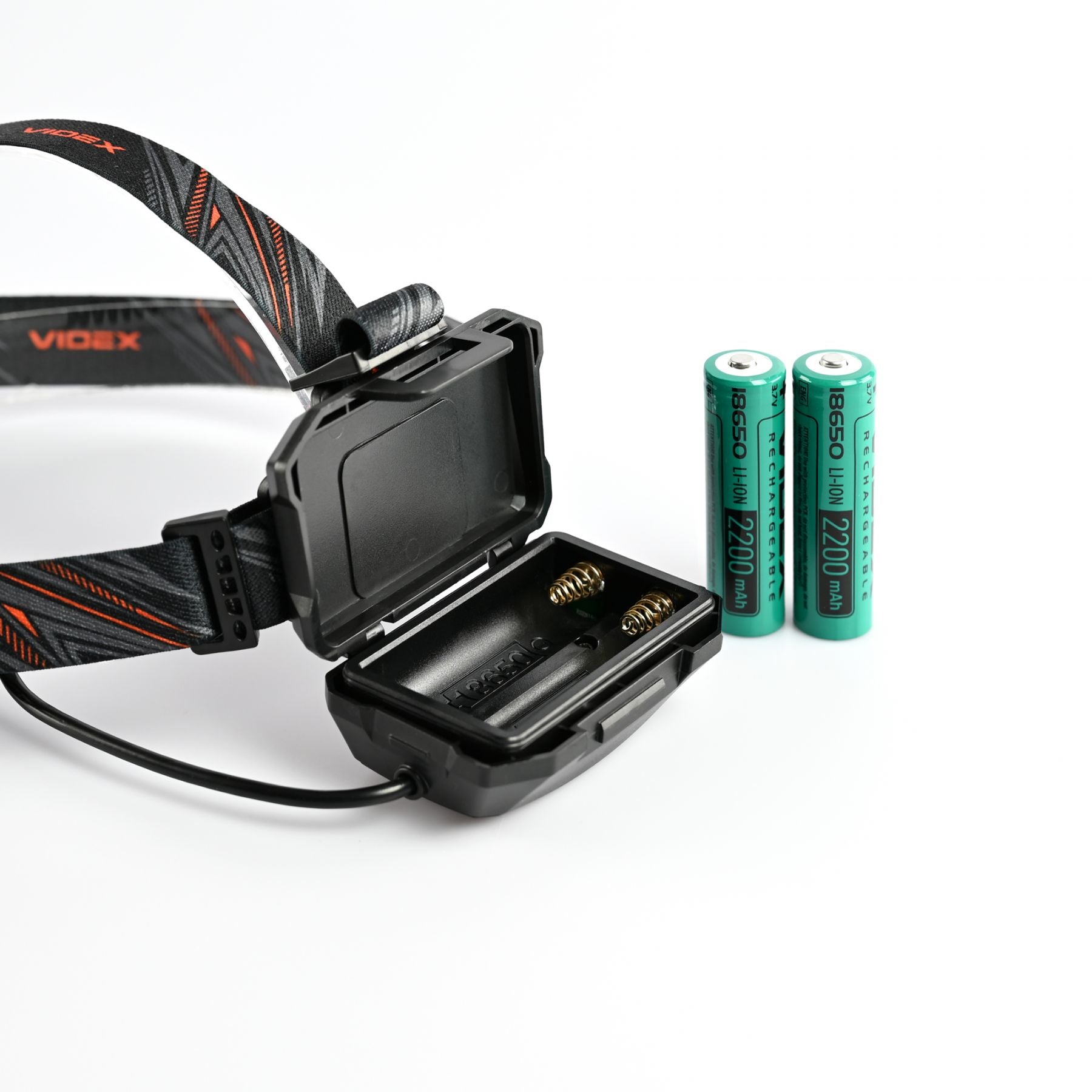 Videx H056 Headlamp - 1400Lm batteries outside