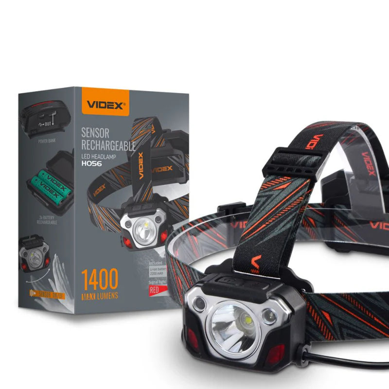 Videx H056 Headlamp - 1400Lm package