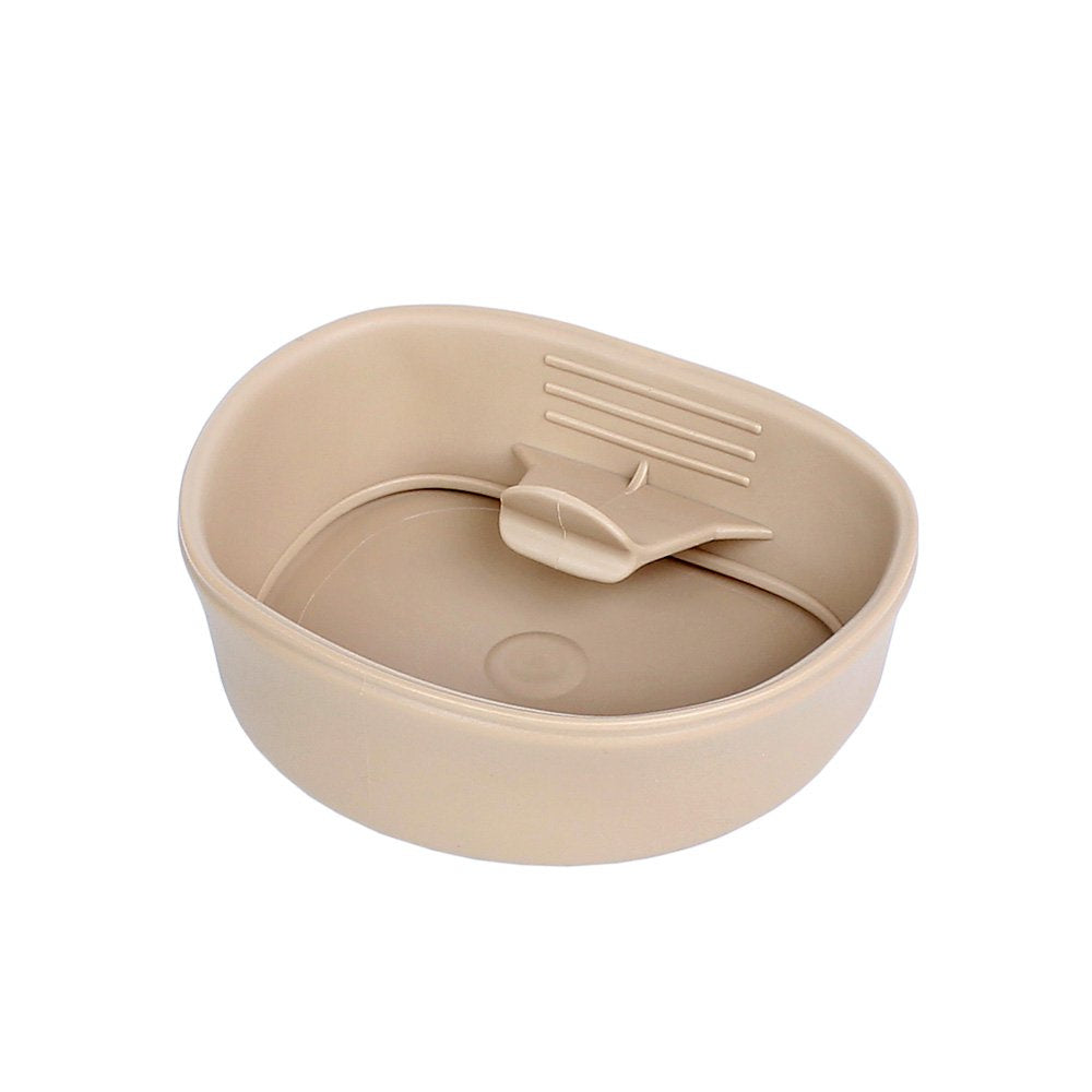 Wildo Fold-A-Cup in desert color folded