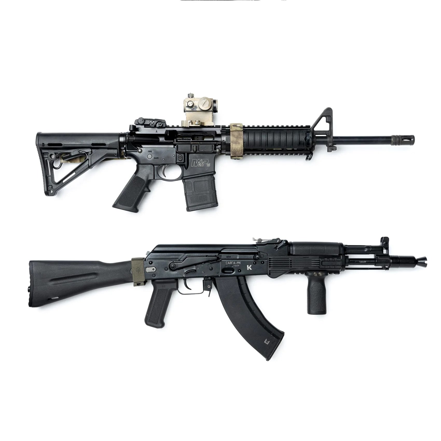 Blackfolium SLING Keeper mounted on rifle handguard