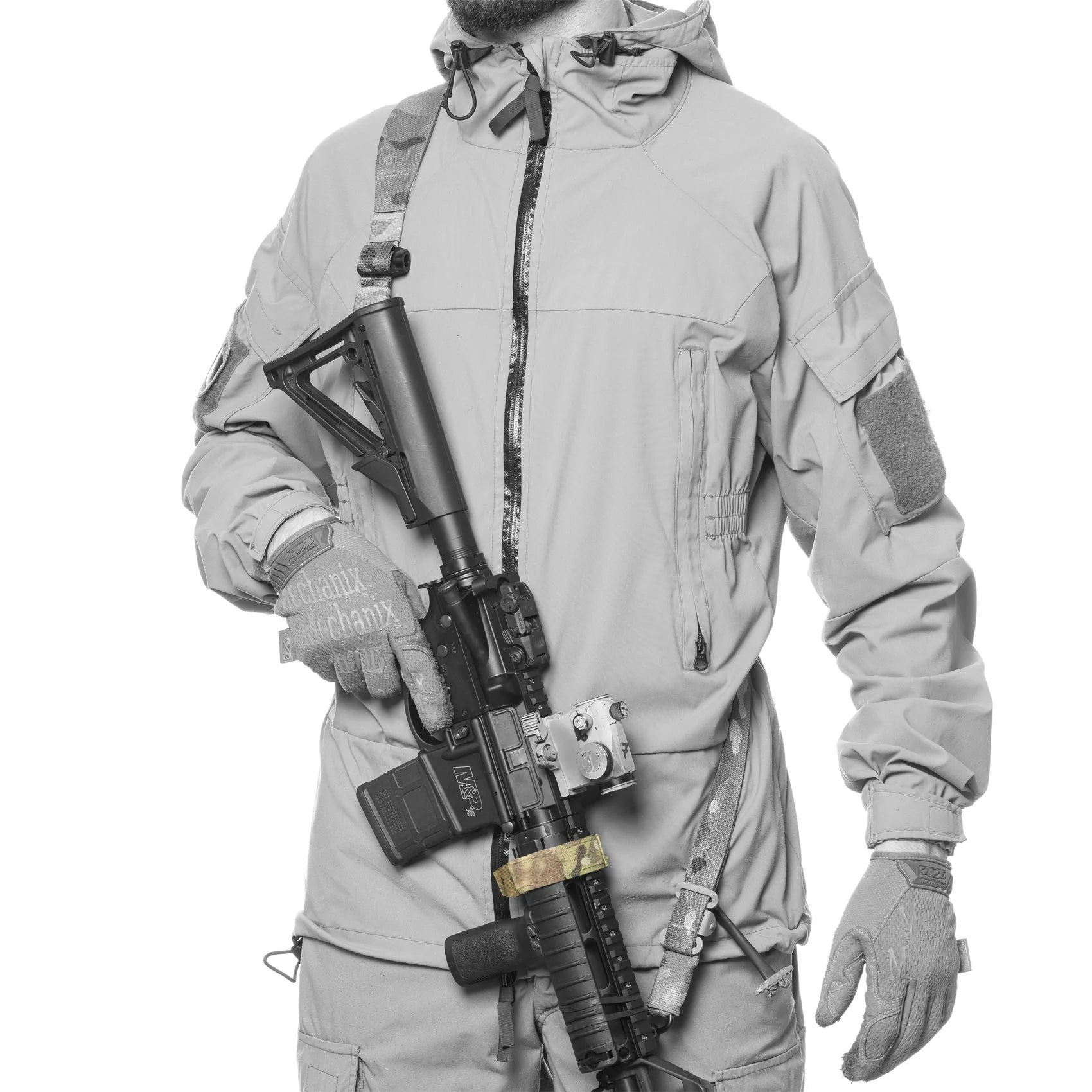 Blackfolium SLING Keeper mounted on rifle stock