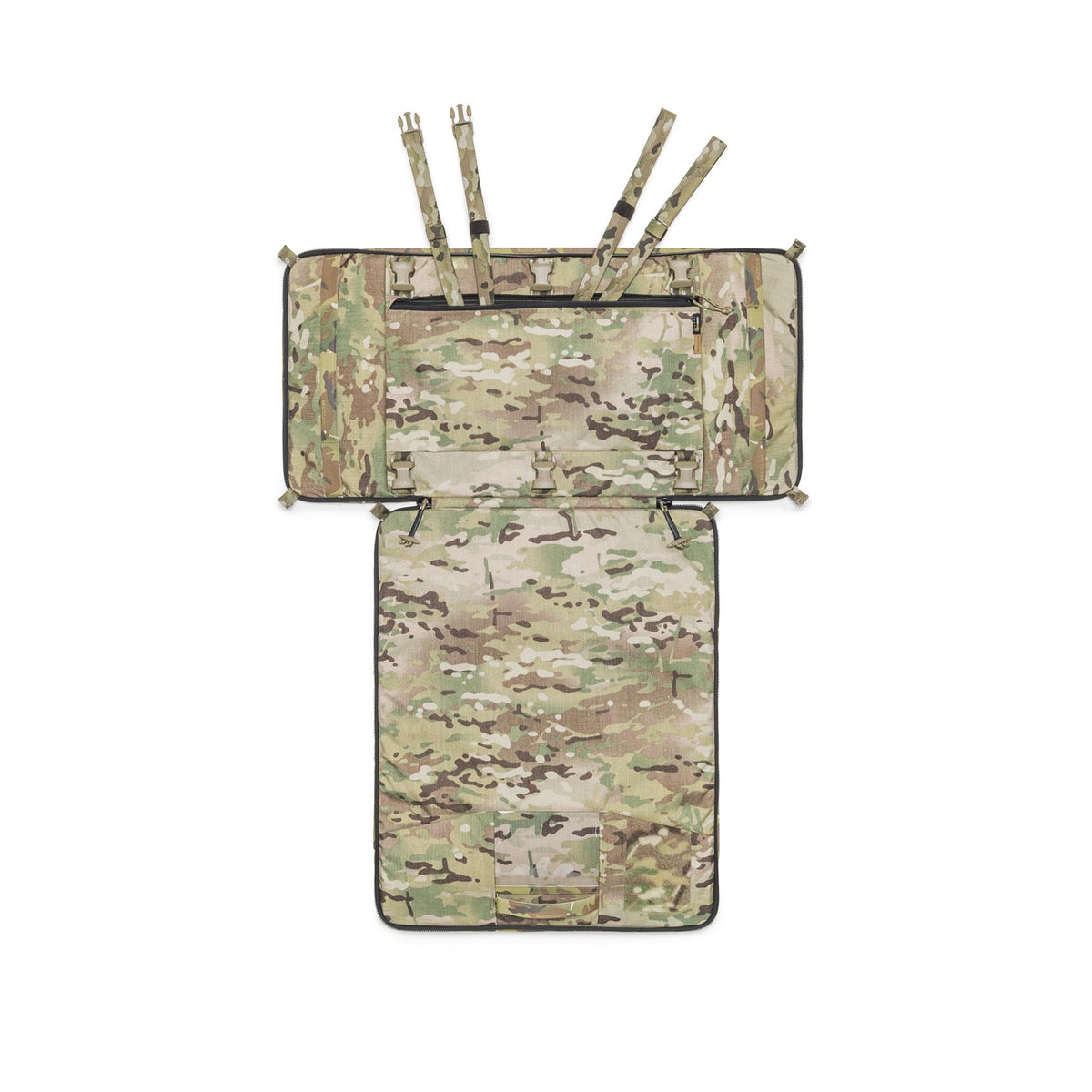 Blackfolium Trauma Sheet Bag KIT 35 – Multicam, unfolded rear with mounting straps