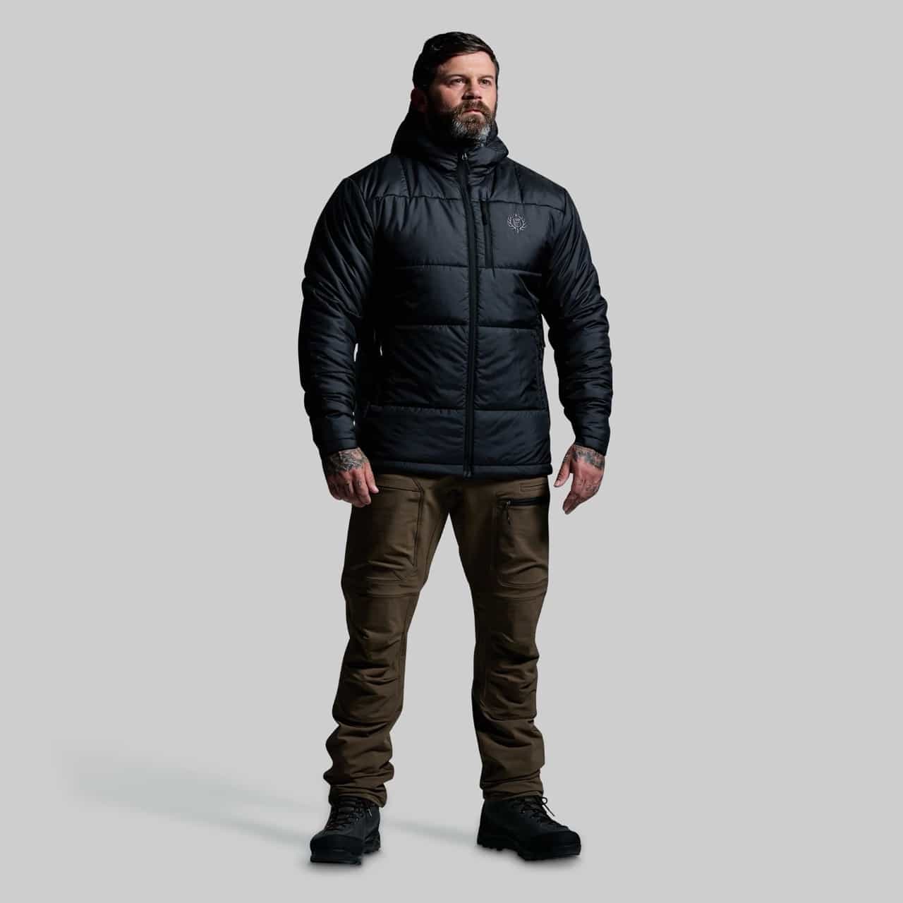 Born Primitive Men's Tundra Jacket 2.0 black product view 3