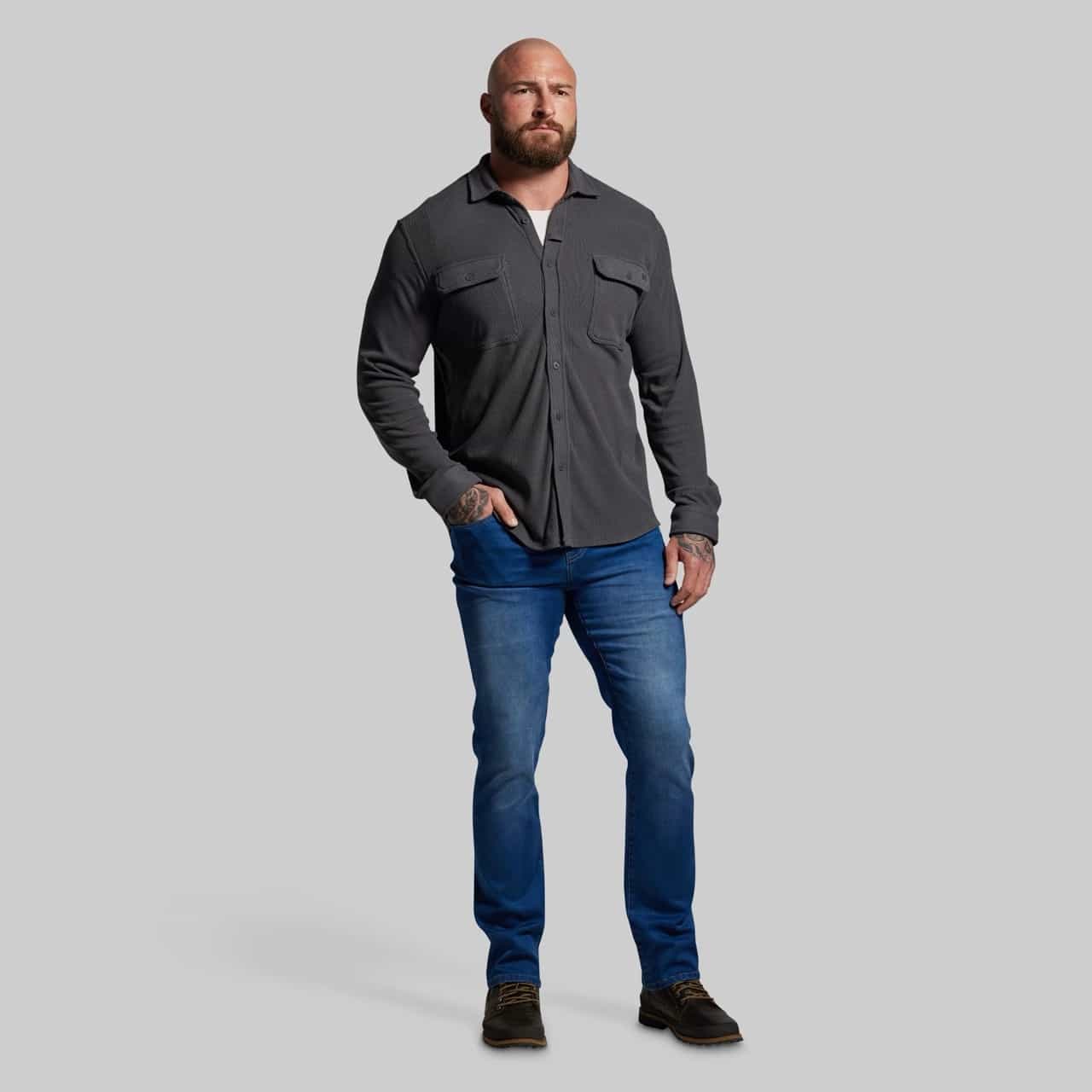 Born Primitive Woodsman Stretchy Corduroy gunmetal product view 2