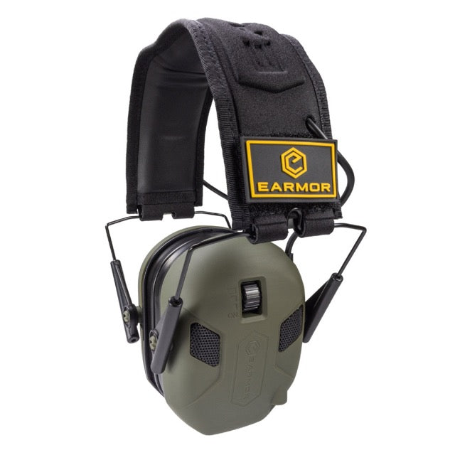 Earmor Active Hearing Protectors M300X IPSC Licensed green