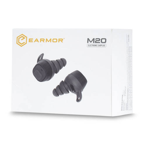 Earmor M20 included accessories and storage case