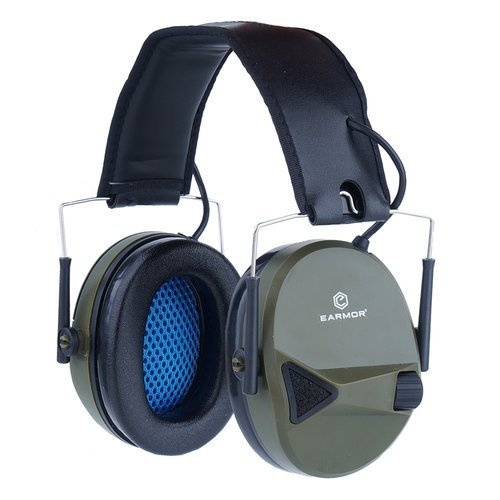 Earmor M30 active hearing protectors foliage green