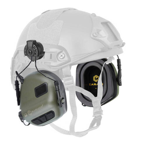 Earmor M32H PLUS FAST helmet communication headset foliage green