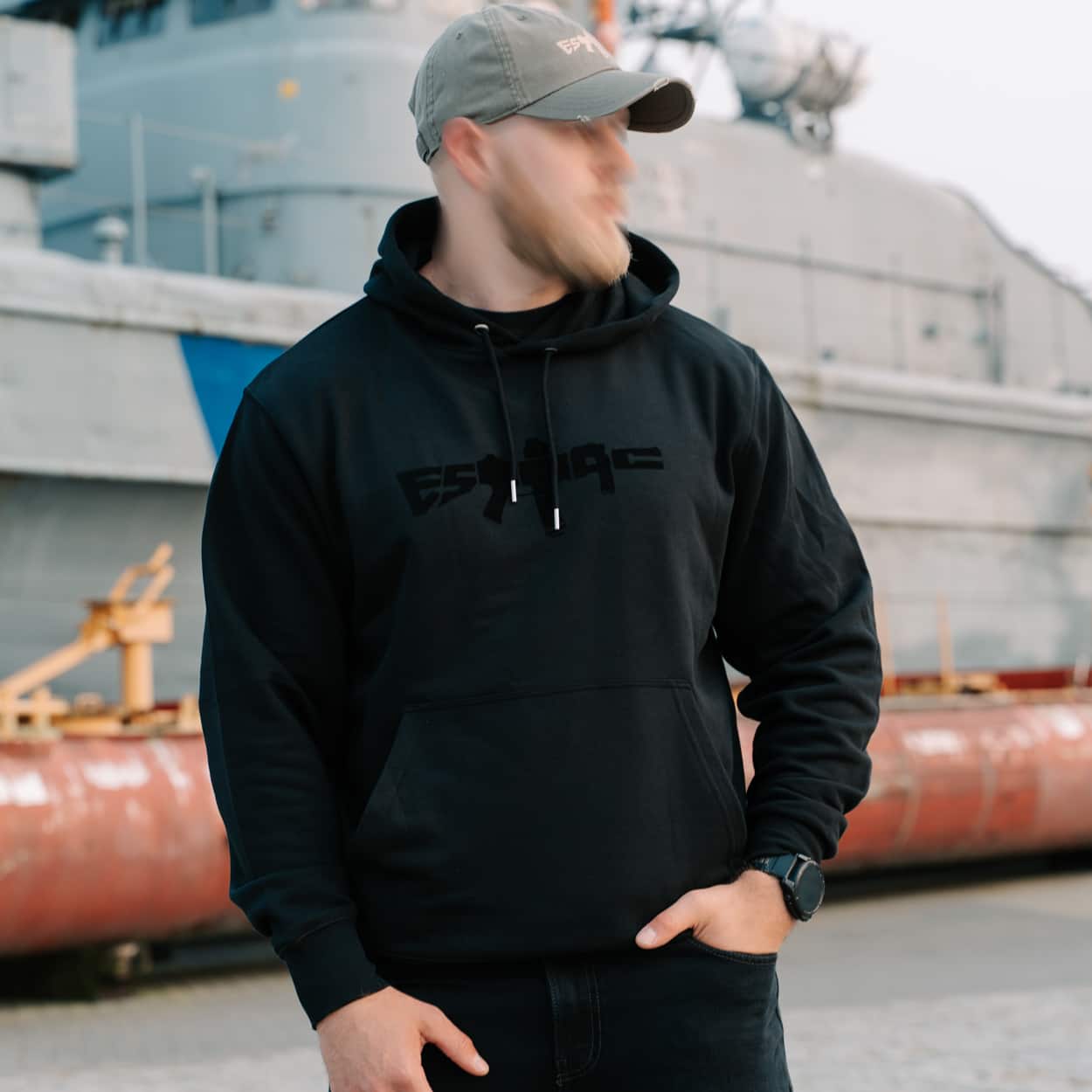 ESTTAC Ghost Rifle Hoodie product view 1