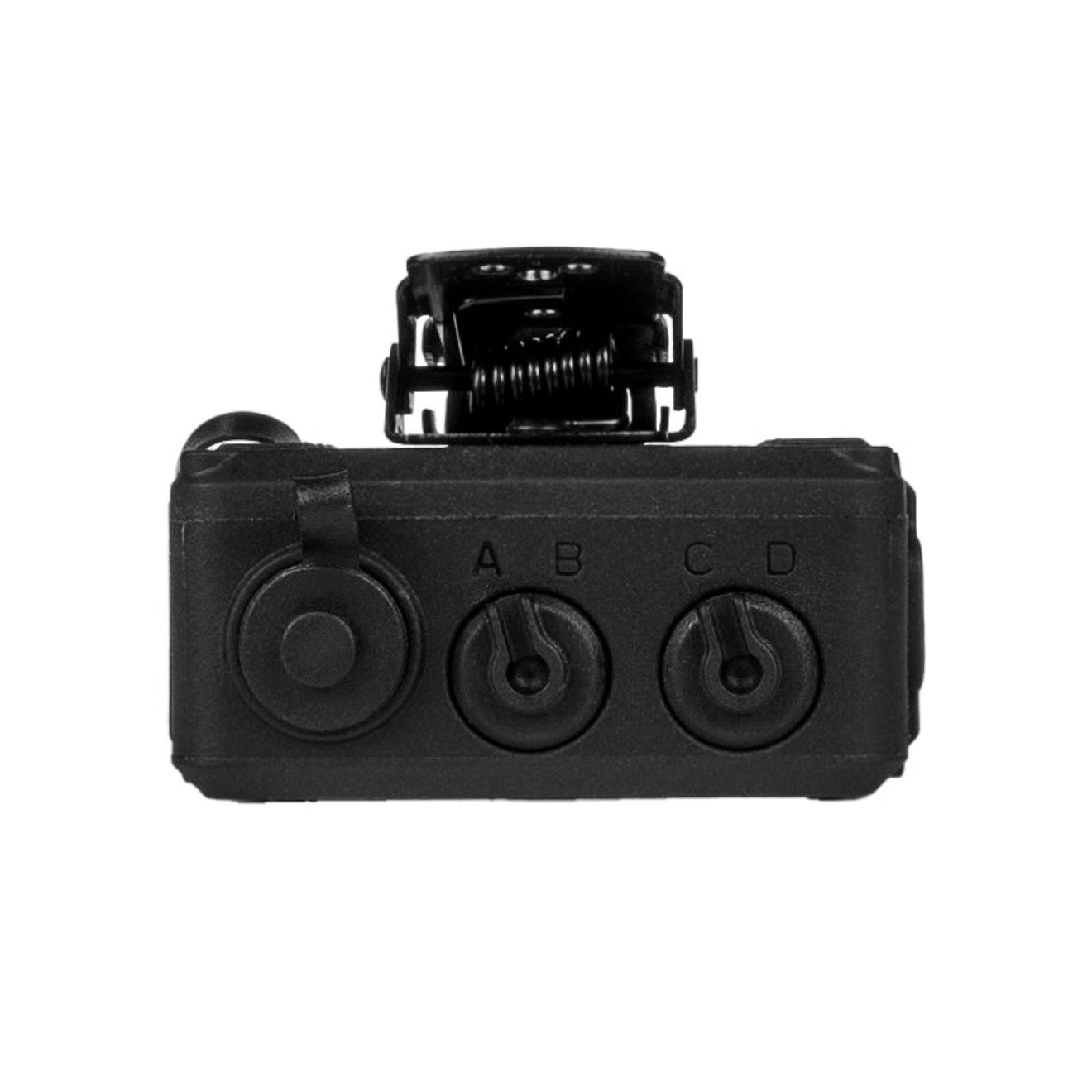 Falconclaw PTT Universal Tactical Push-to-Talk black control buttons