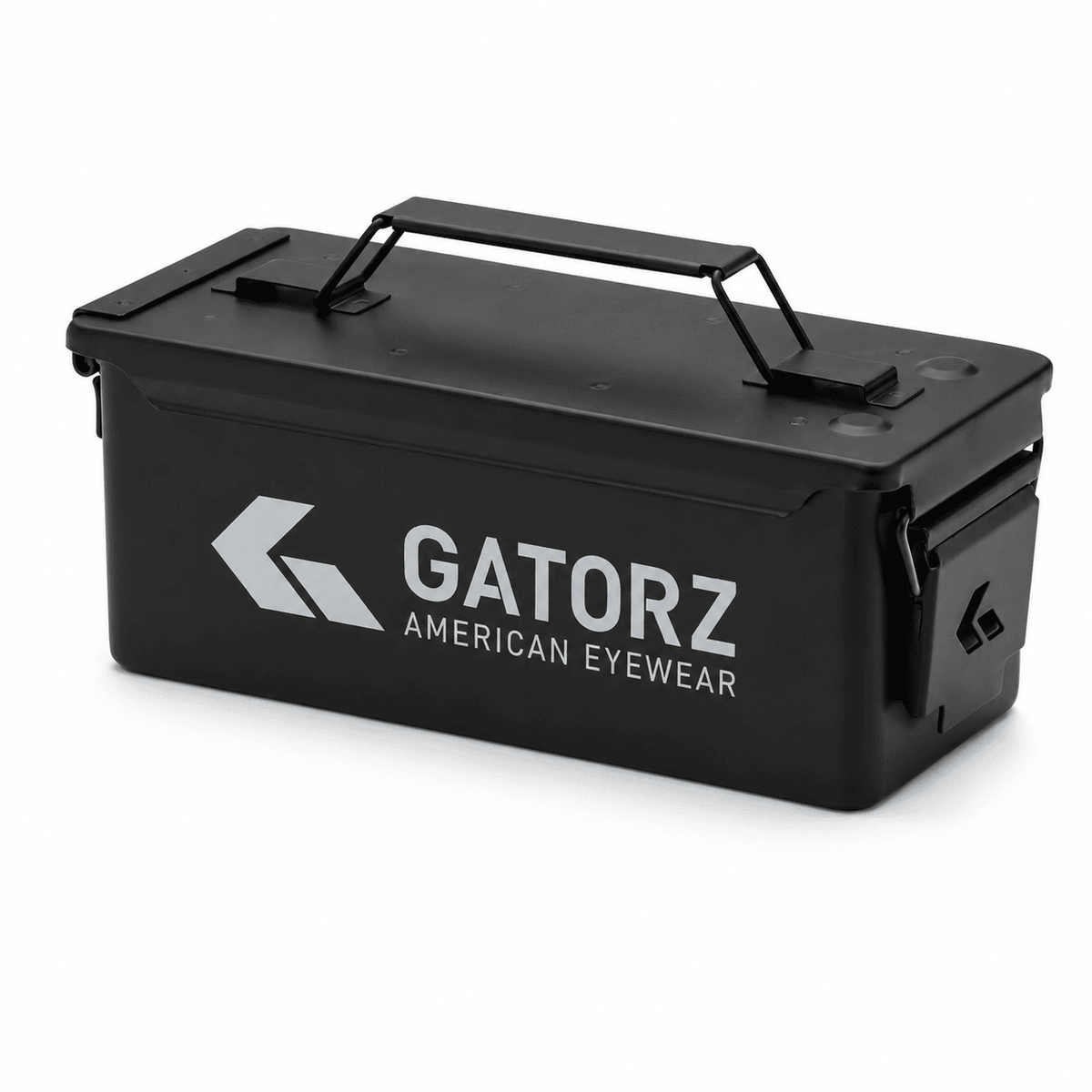 Gatorz Ammo Can Case closed protective metal case for tactical sunglasses
