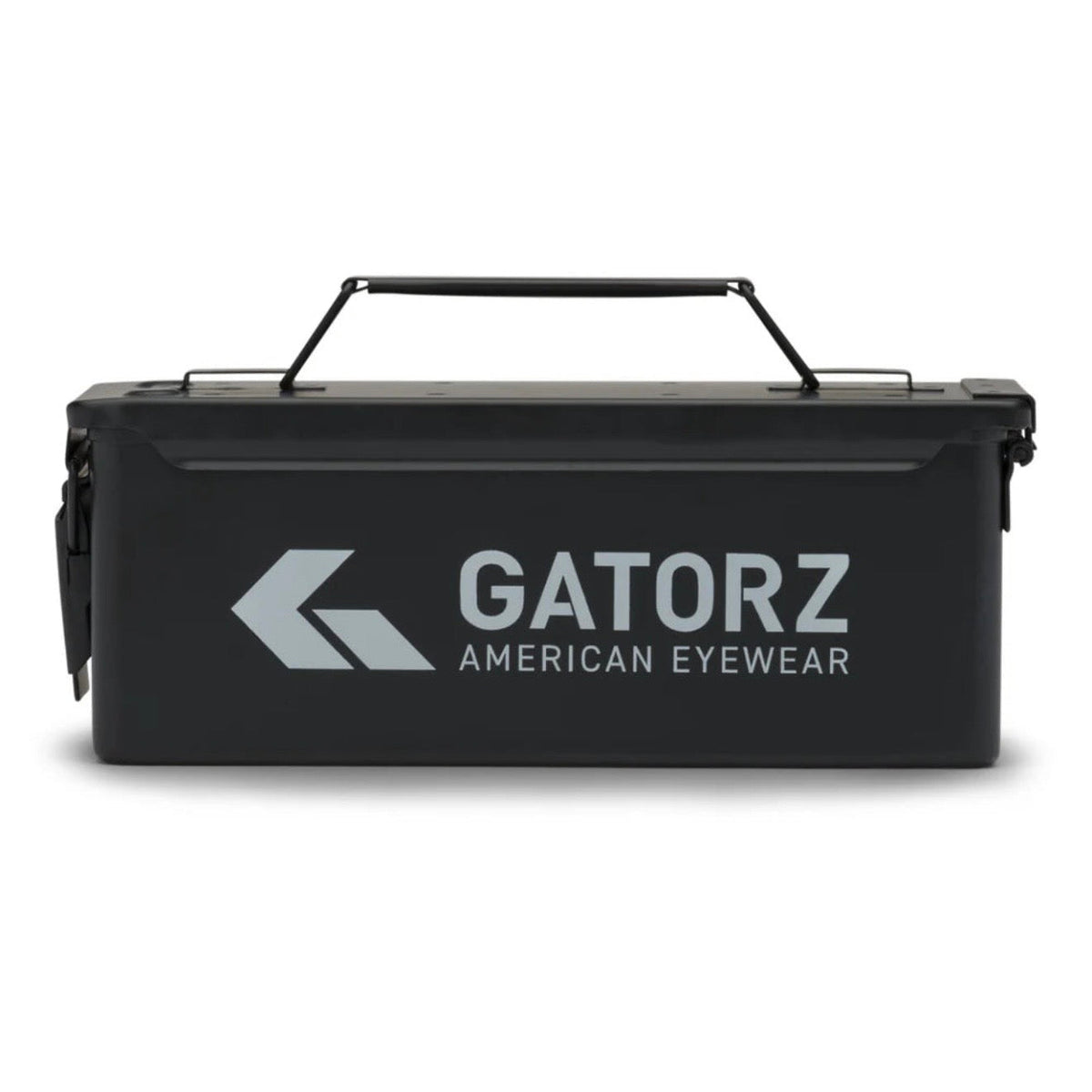 Gatorz Ammo Can Case side view showing durable metal construction and carry handle