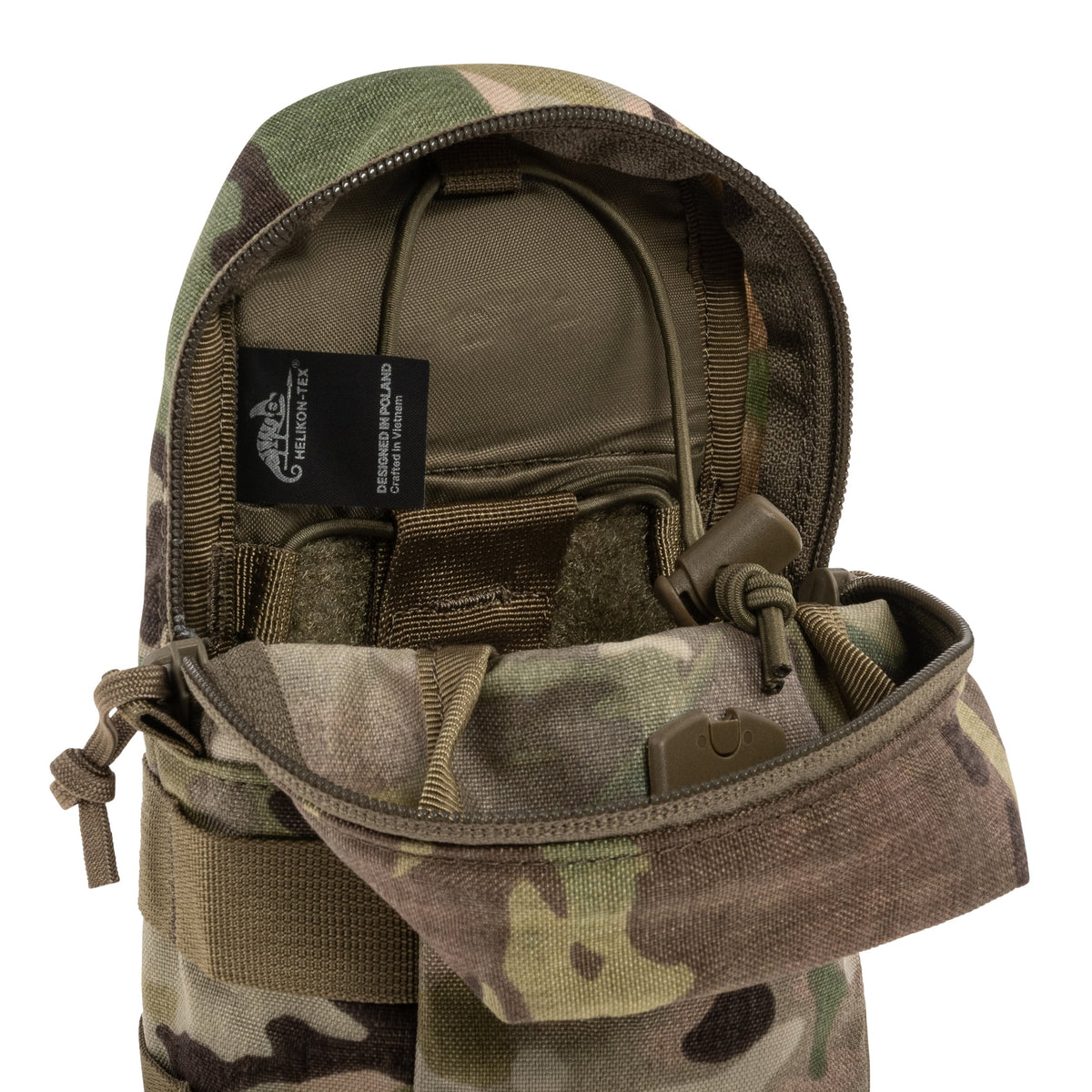 Helikon Guardian Multi Pouch - Cordura MultiCam open interior view