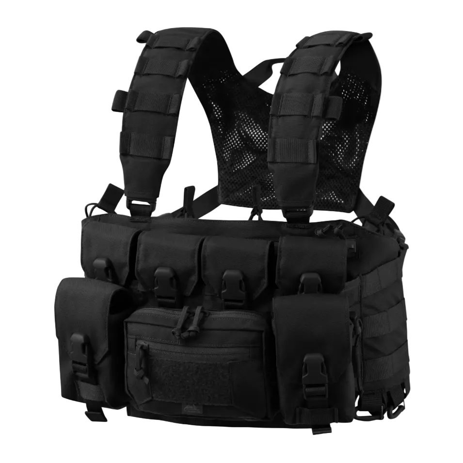 Helikon Guardian Recce Chest Rig Cordura tactical chest rig front detail