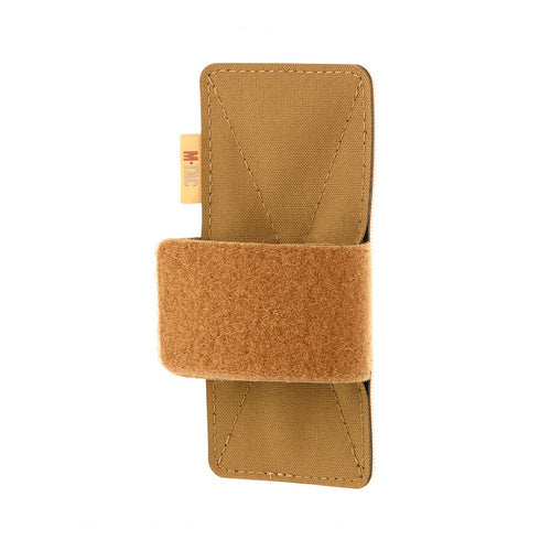 M-Tac Light Velcro Pistol Insert in Coyote, front view with adjustable wrap closed