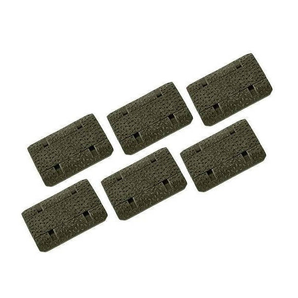Magpul M-LOK Rail Cover Type 2 - 6 pcs OD green