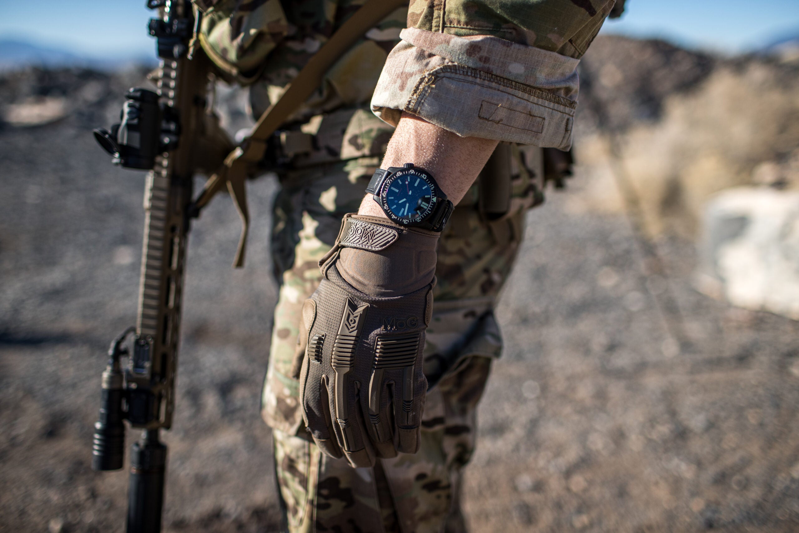 MoG Target High Abrasion Ergoshield Tactical Gloves product view 3