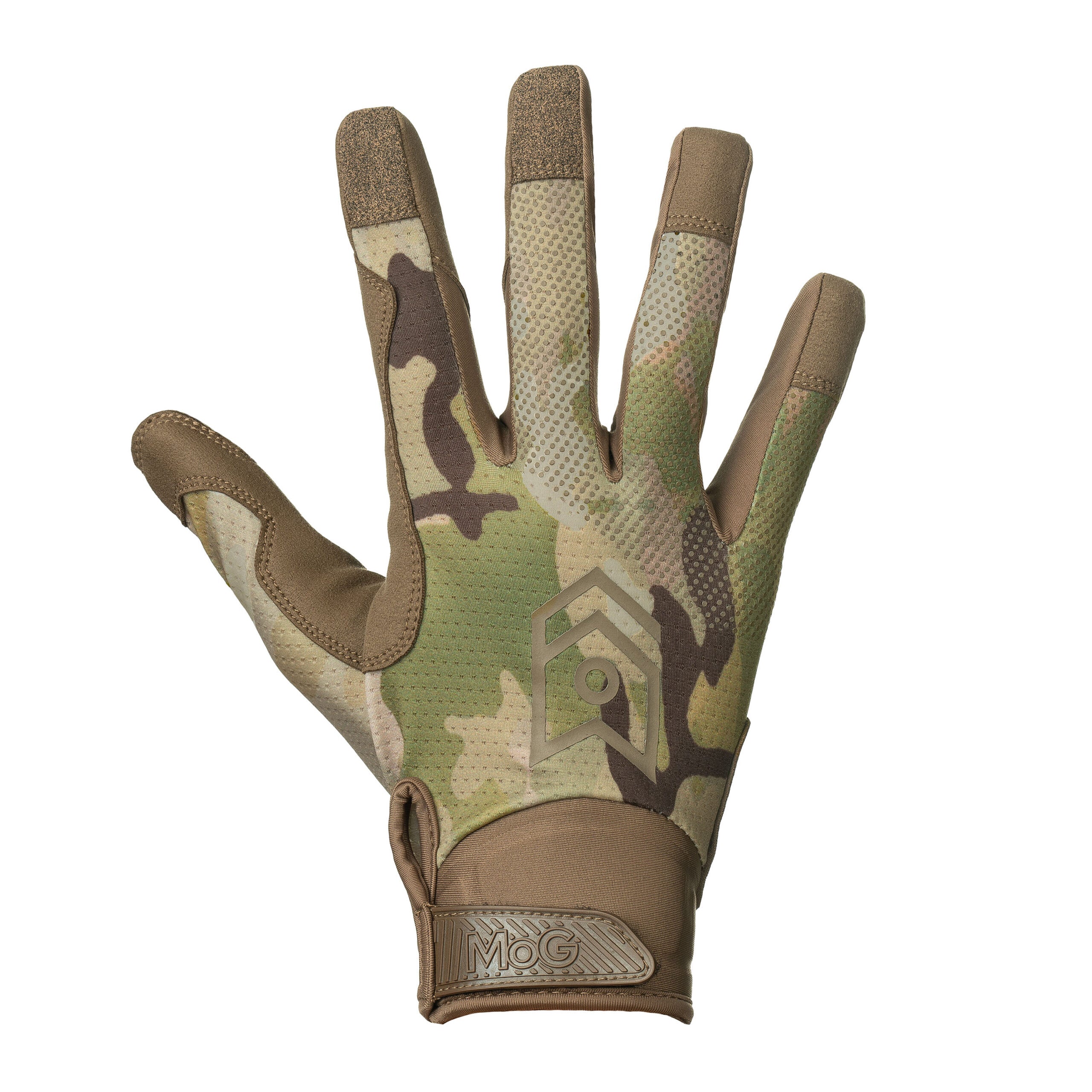 MoG Target High Abrasion Tactical Gloves Multicam back of hand