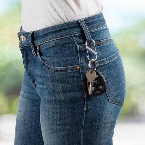 Nite Ize S-Biner #2 black carabiner product detail 1