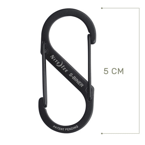 Nite Ize S-Biner #2 black carabiner product view 1