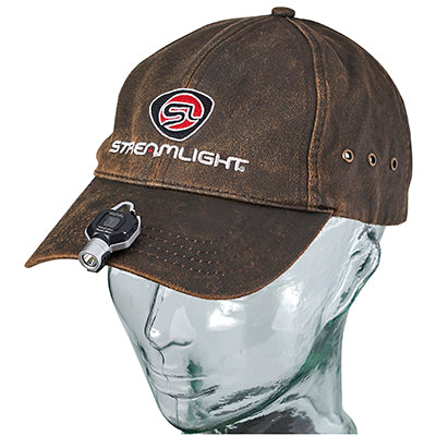 Streamlight Pocket Mate USB attached to hat