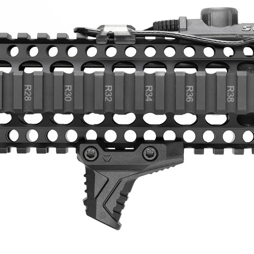 Strike Industries Grip Mini Handstop CMS Picatinny black on rifle