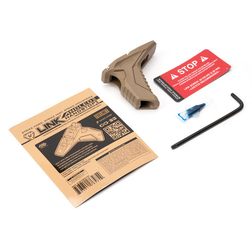Strike Industries LINK Angled HandStop FDE product view 2