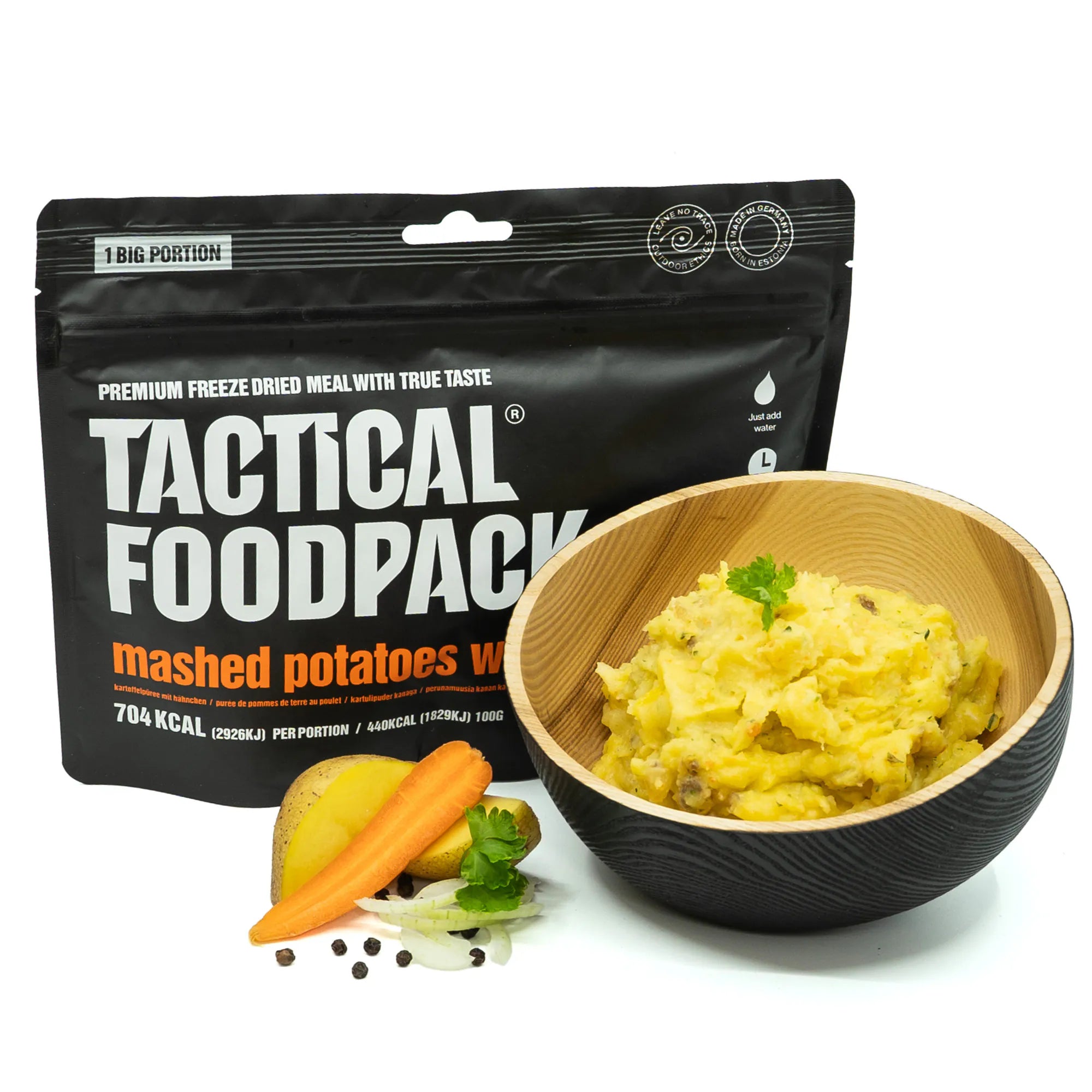 Tactical Foodpack Mashed Potatoes with Chicken prepared meal